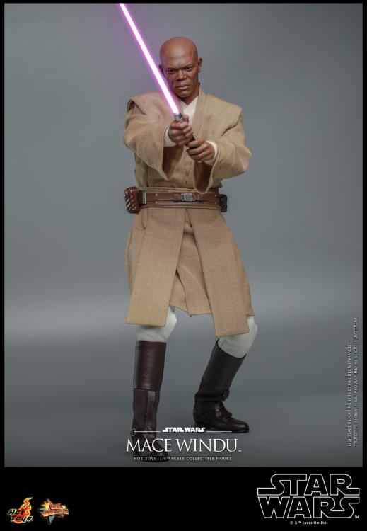 PRE-ORDER Star Wars: Attack of the Clones Mace Windu 1/6th Scale Collectible Figure