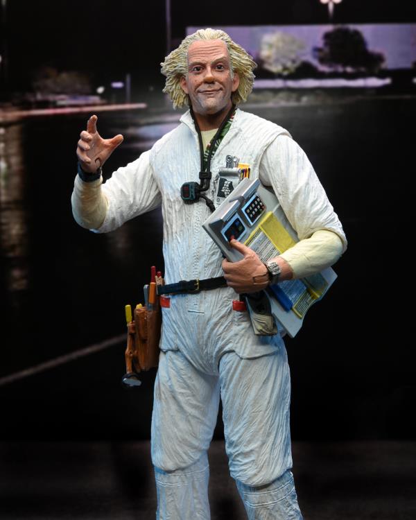 Back to the Future Ultimate Doc Brown (Hazmat Suit) Figure 1985