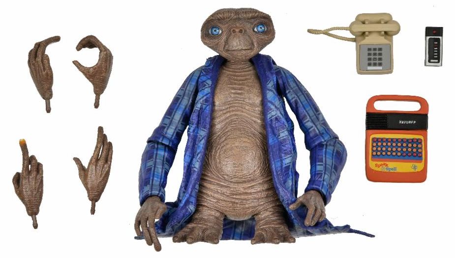 NECA E.T. 40th Anniversary Ultimate Telepathic E.T. 7 Inch Scale Action Figure