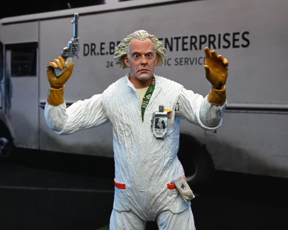 Back to the Future Ultimate Doc Brown (Hazmat Suit) Figure 1985