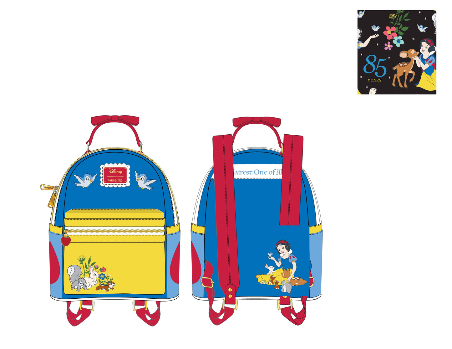 Snow White Cosplay Backpack Loungefly