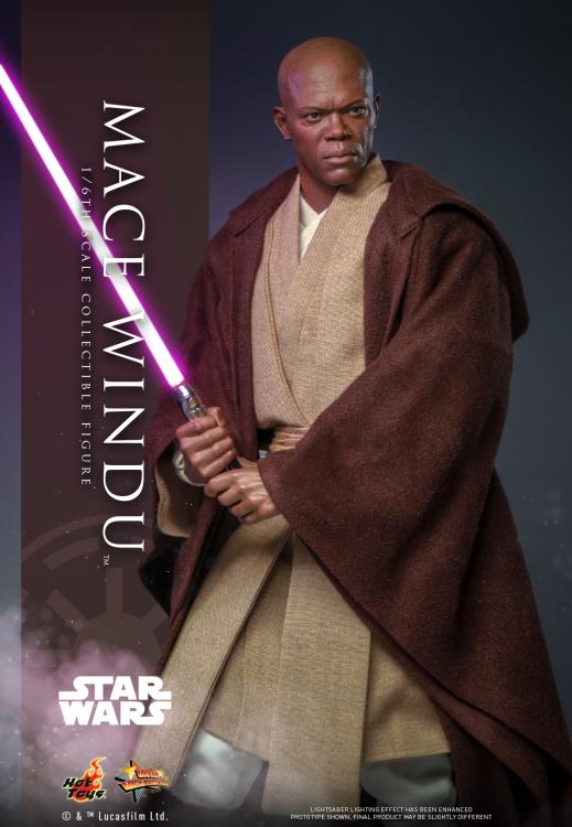 PRE-ORDER Star Wars: Attack of the Clones Mace Windu 1/6th Scale Collectible Figure