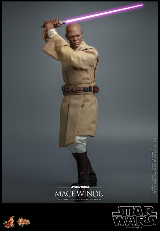 PRE-ORDER Star Wars: Attack of the Clones Mace Windu 1/6th Scale Collectible Figure