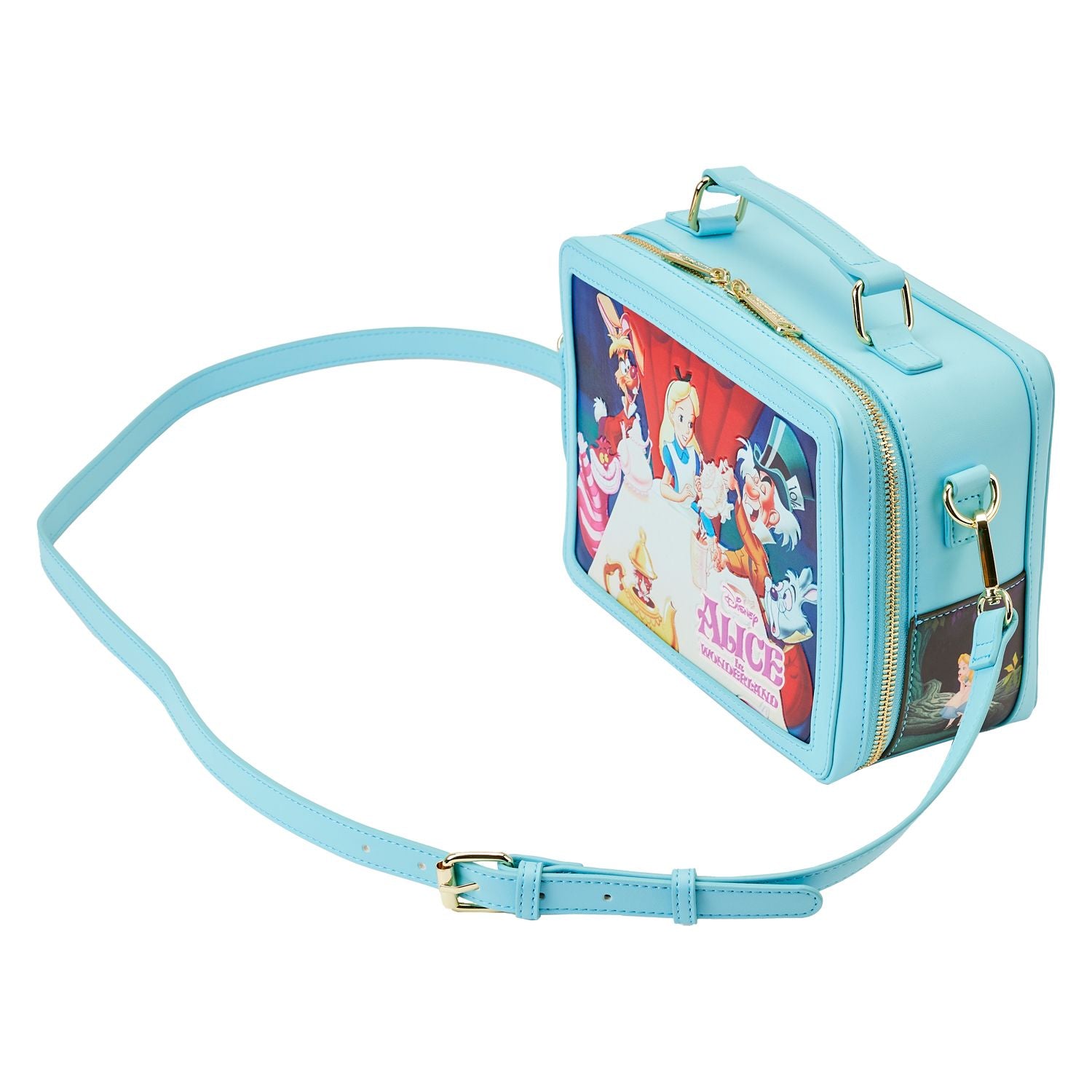 Loungefly Disney Alice in Wonderland Classic Movie Lunch Box Crossbody Replay Toys LLC