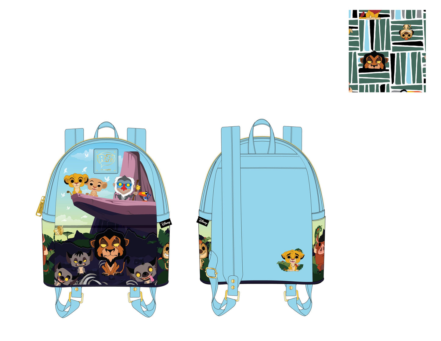 Pop Lion King Pride Mini Backpack Loungefly