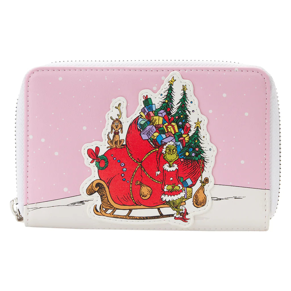 Dr. Seuss' How the Grinch Stole Christmas! Sleigh Zip Around Wallet ...