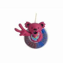 Grateful Dead Peace Bear Ornament