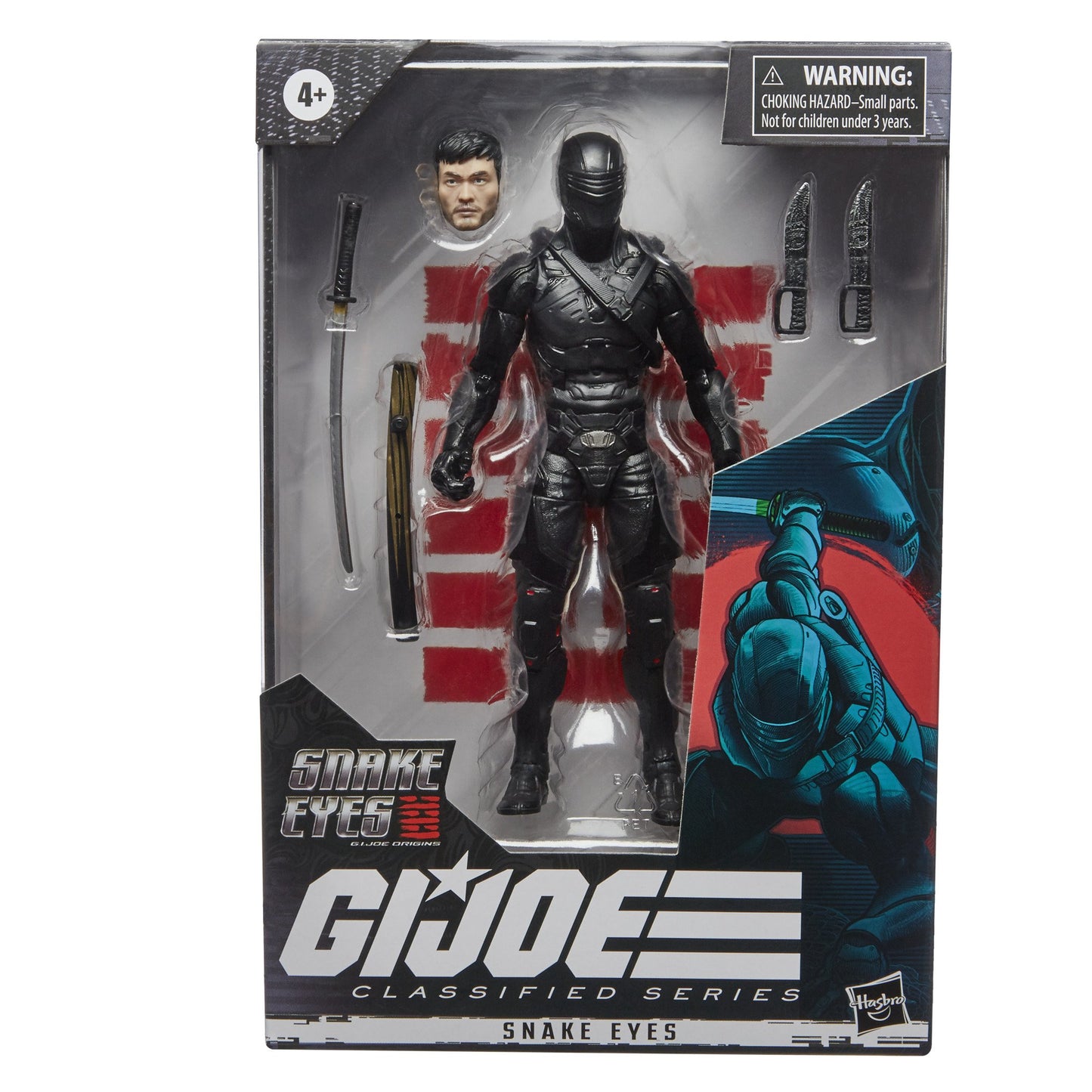 G.I. Joe Classified Series Snake Eyes: GI Joe origins Snake Eyes Figure