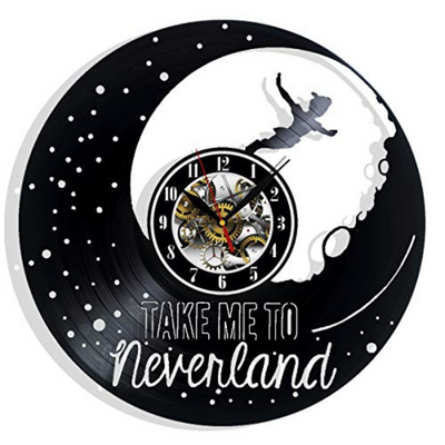 Peter Pan (Take Me to Neverland) Record Wall Clock