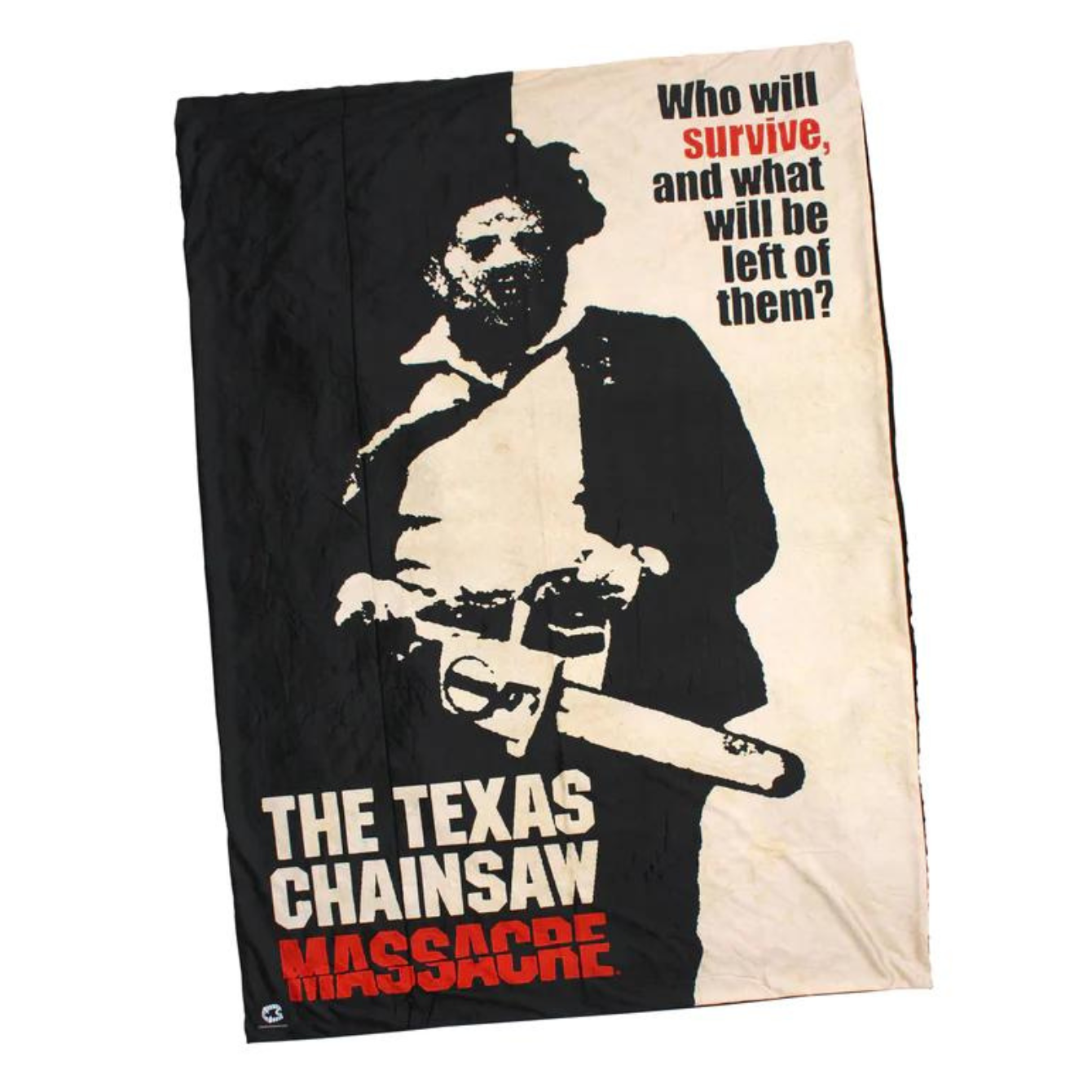 TEXAS CHAINSAW MASSACRE™ WHO WILL SURVIVE THROW BLANKET