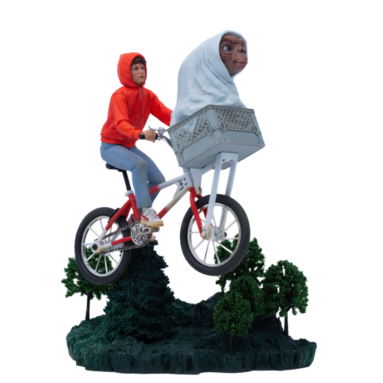 E.T. & ELLIOT - ART SCALE 1/10 - E.T. - IRON STUDIOS