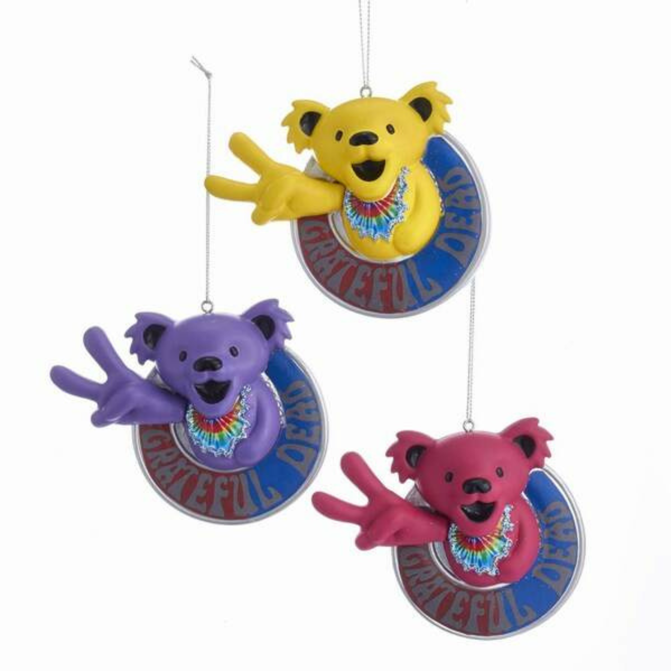 Grateful Dead Peace Bear Ornament