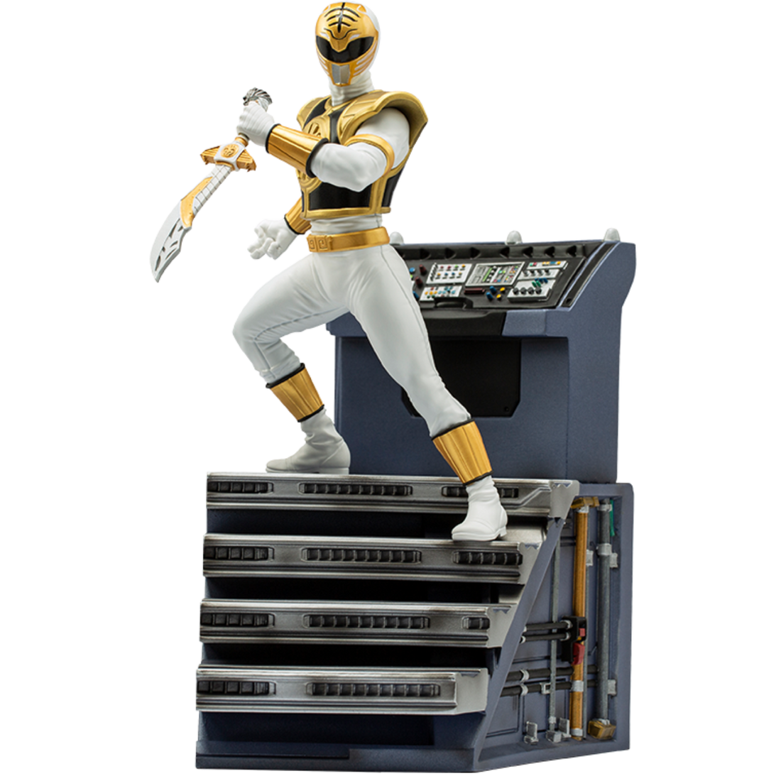 WHITE RANGER - MIGHTY MORPHIN POWER RANGERS - BDS ART SCALE – Replay ...