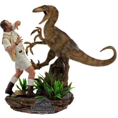 Jurassic Park Clever Girl Deluxe Art Scale 1/10