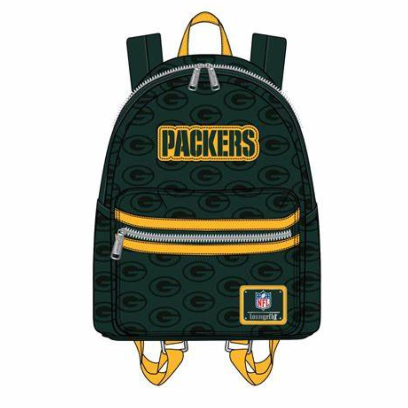 green bay packers mini backpack NFL GreenBay Packers LOGO Mini Backpack Loungefly – Replay Toys LLC