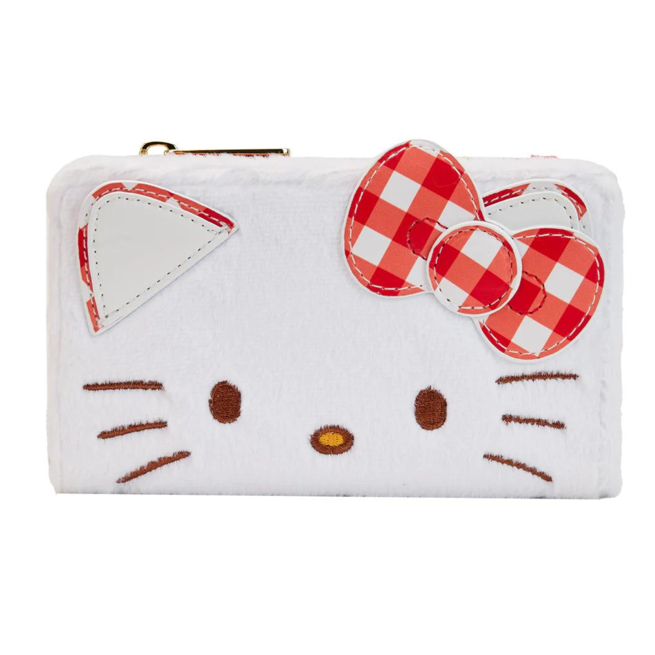 Hello Kitty Gingham Cosplay Flap Wallet