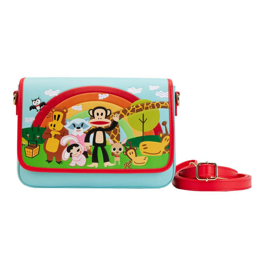 CLEARANCE Paul Frank Rainbow Group Crossbody Bag