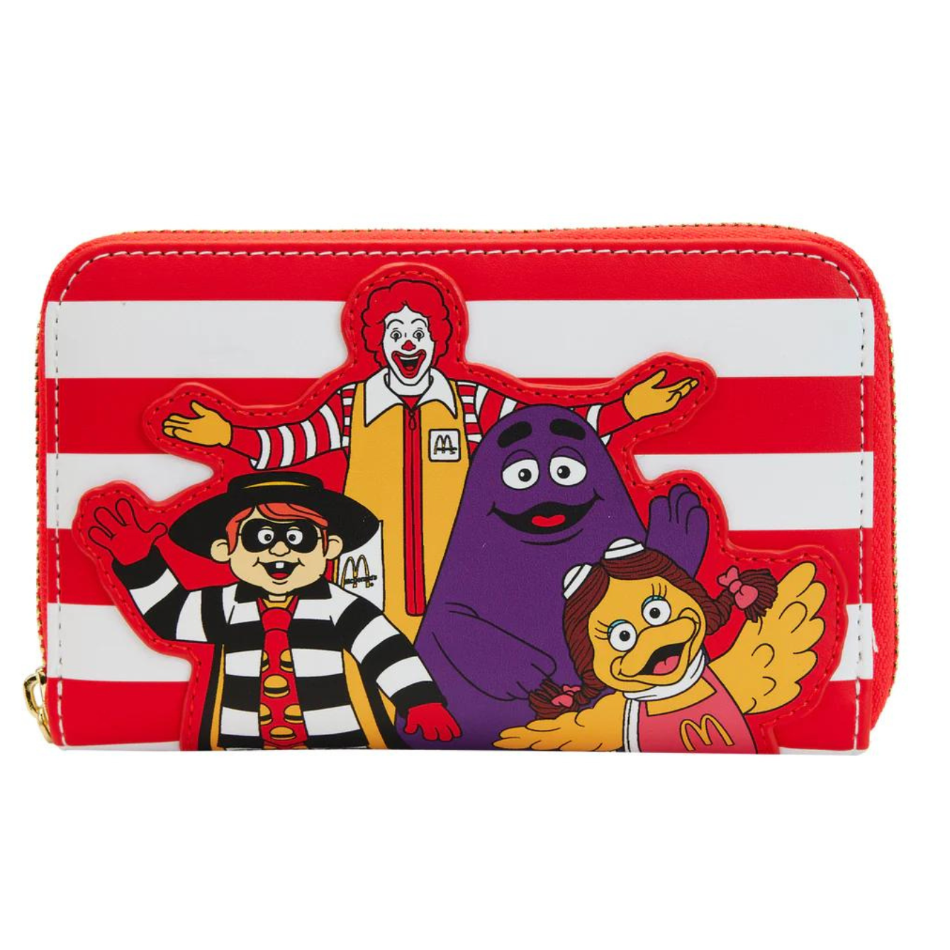 McDonald's Ronald McDonald and Friends Zip Around Wallet