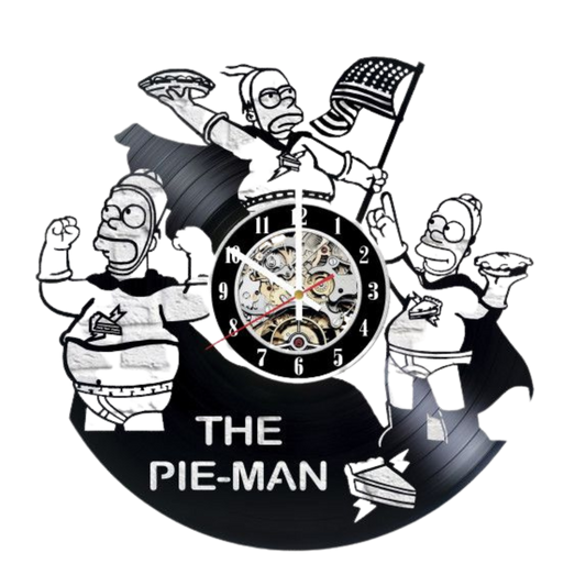 Pie Man Wall Clock