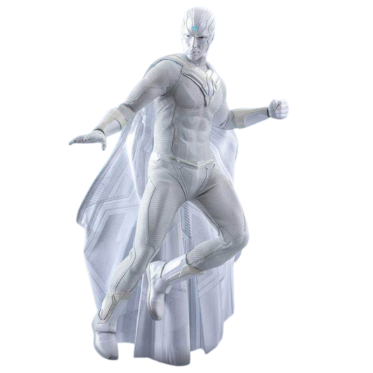 The Vision Sixth Scale Figure by Hot Toys White Edition.