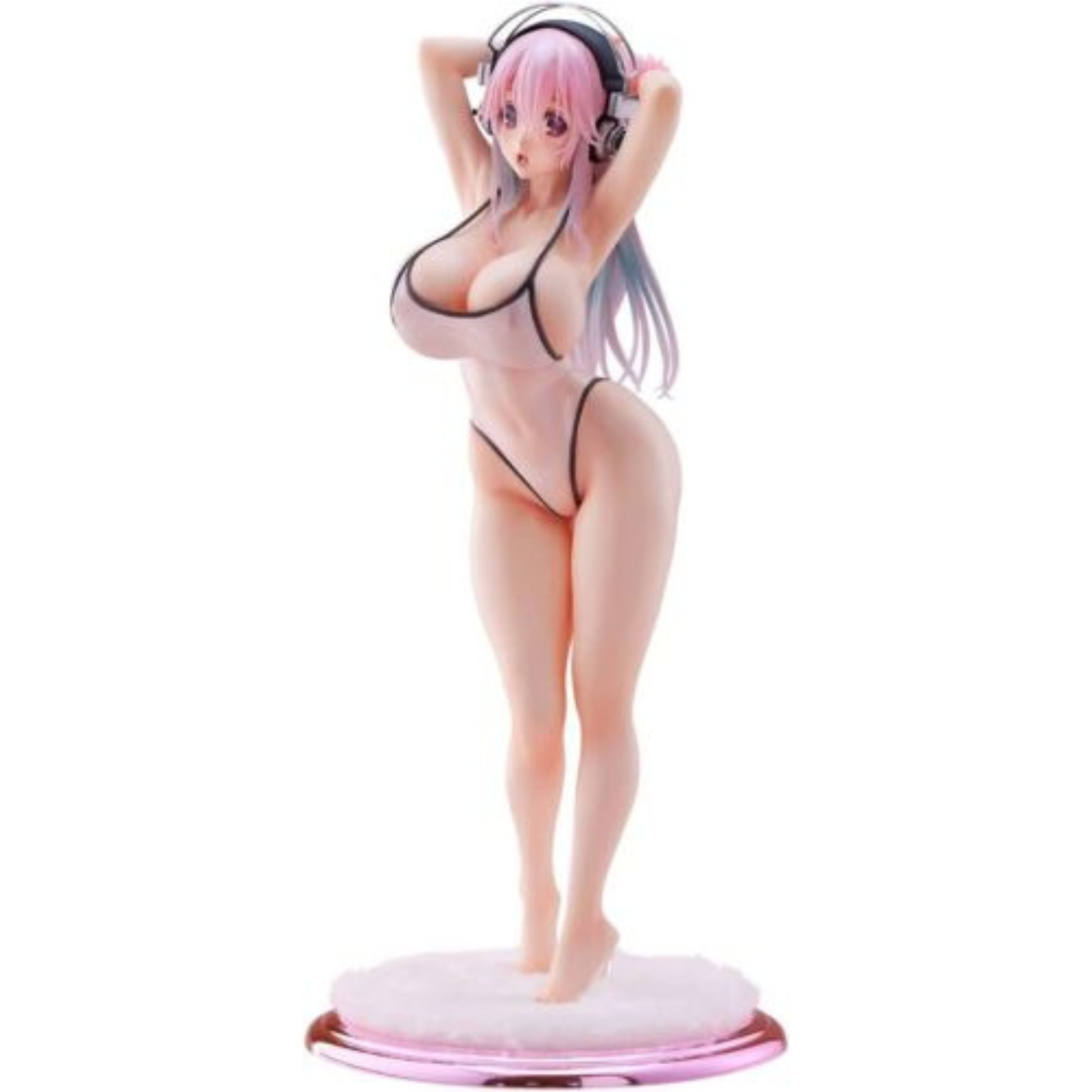 Super Sonico [White Swimsuit Style] (PVC Figure)