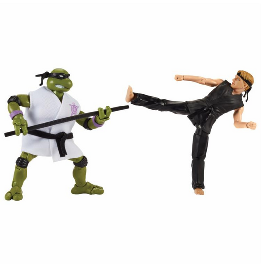 TMNT x Cobra Kai Donatello vs. Johnny Lawrence Two-Pack