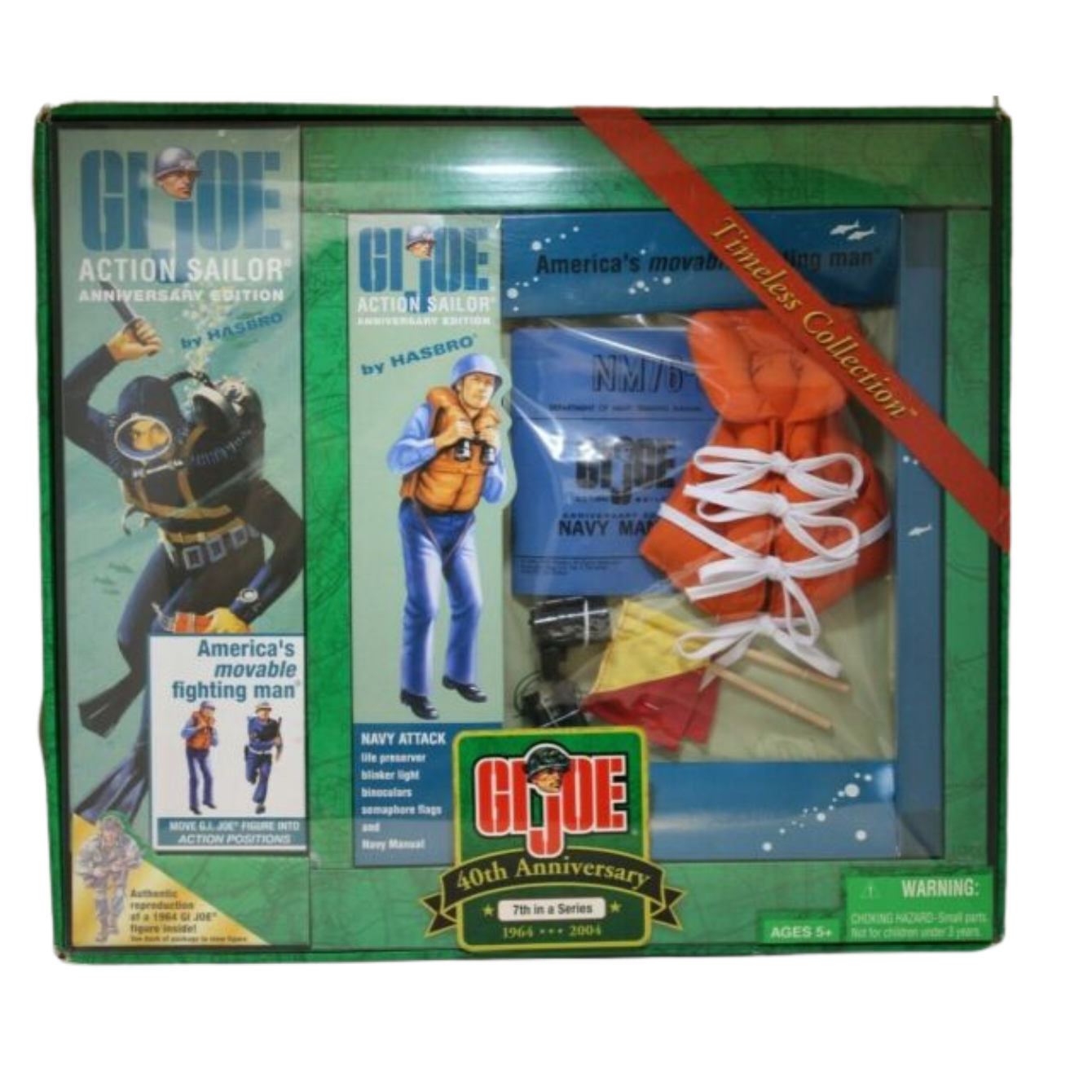 GI Joe 40th Anniversary Action Sailor With Navy Attack Set