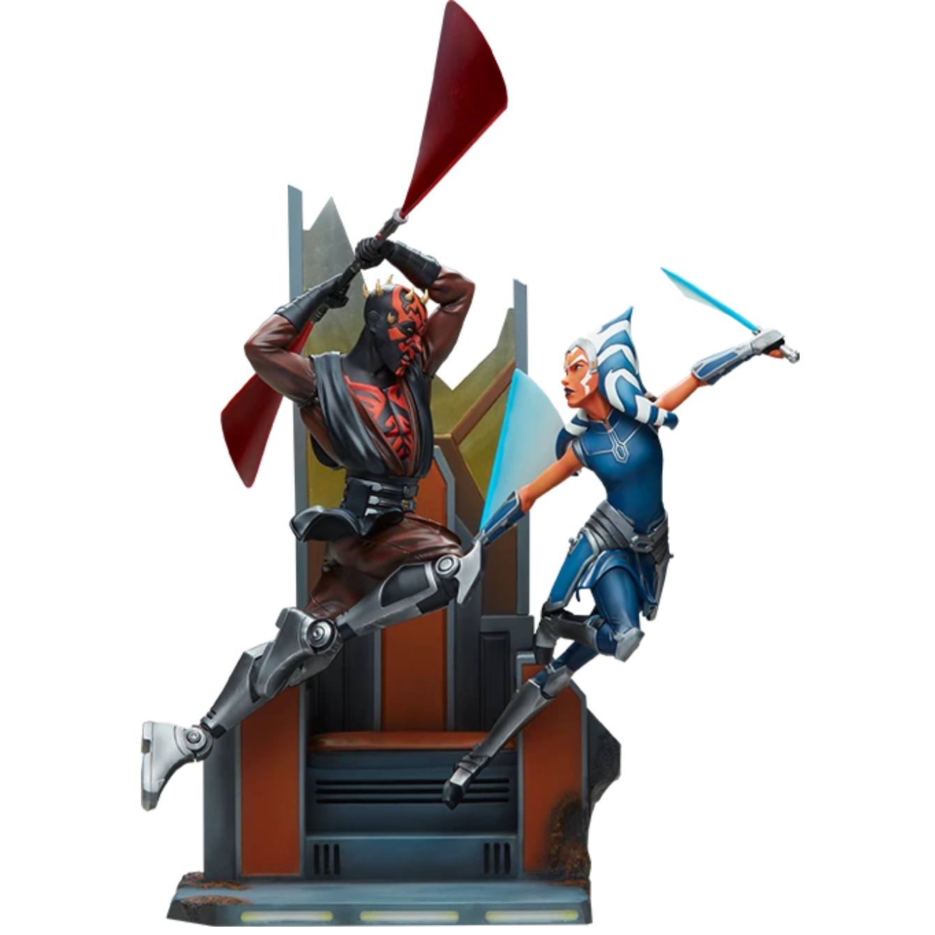 Ahsoka Tano vs Darth Maul Sideshow Statue