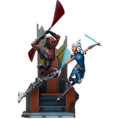 Ahsoka Tano vs Darth Maul Sideshow Statue