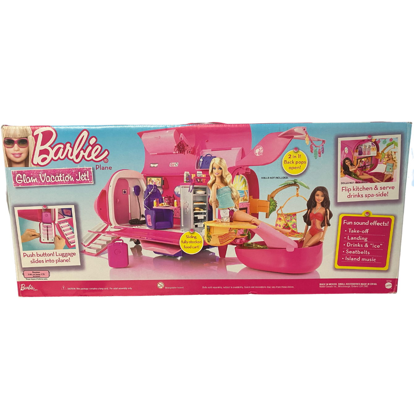 Barbie Glam Vacation Jet Plane Replay Toys LLC