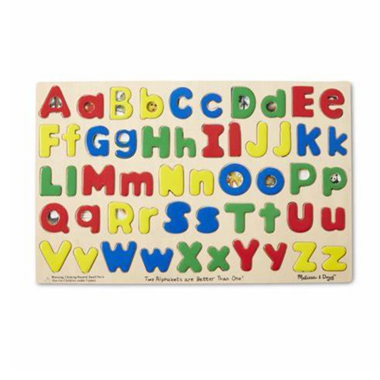 Melissa & Doug Upper & Lower Case Alphabet Puzzle