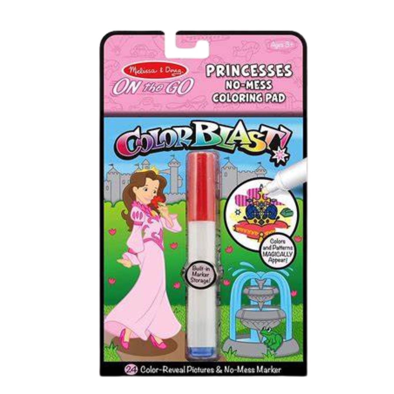 On the Go ColorBlast No-Mess Coloring Pad - Princess