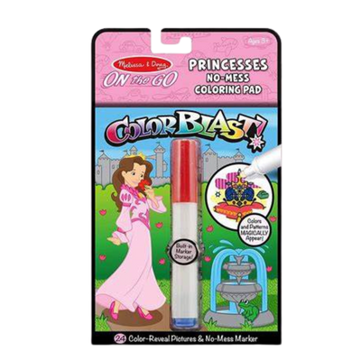 On the Go ColorBlast No-Mess Coloring Pad - Princess