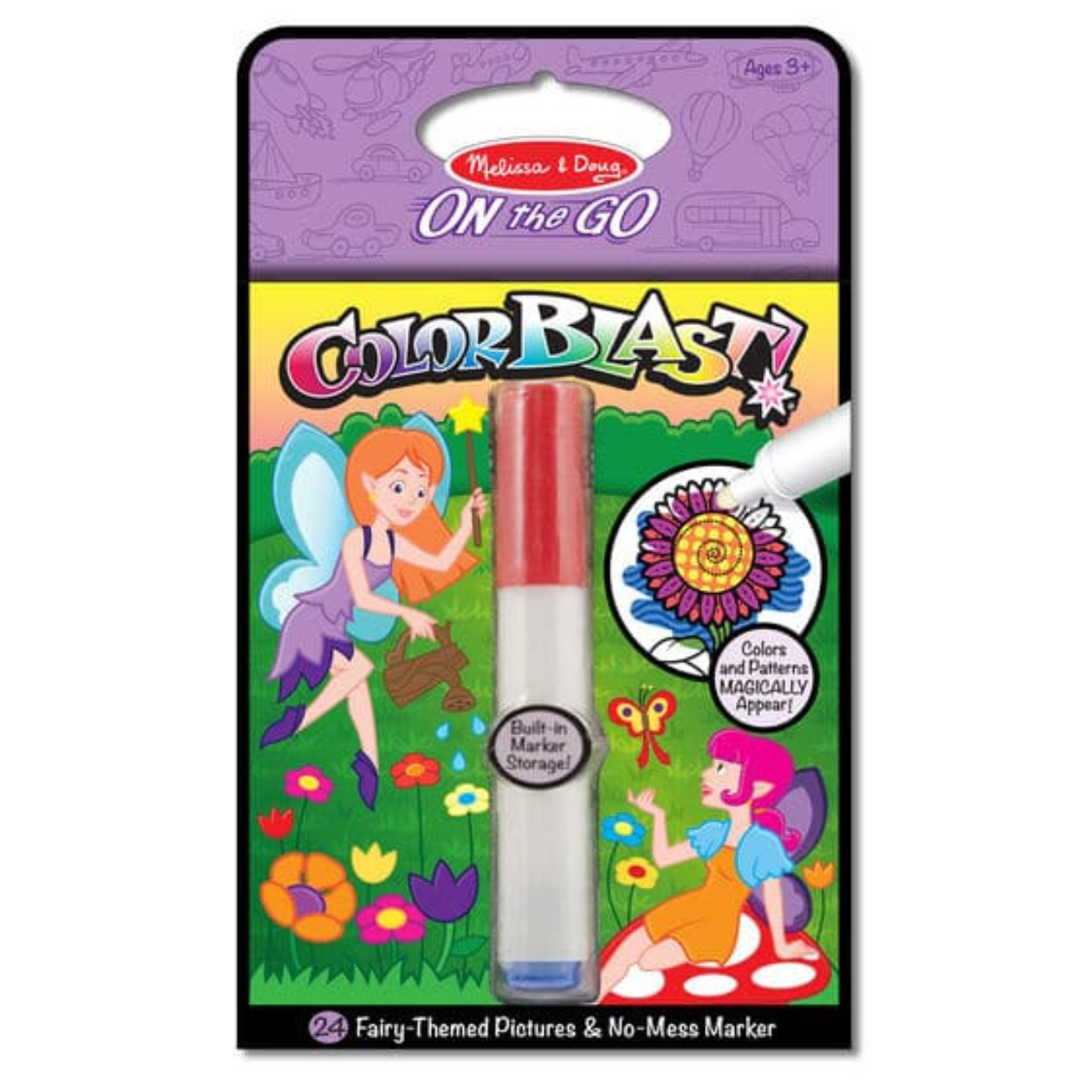 On the Go ColorBlast No-Mess Coloring Pad - Fairies