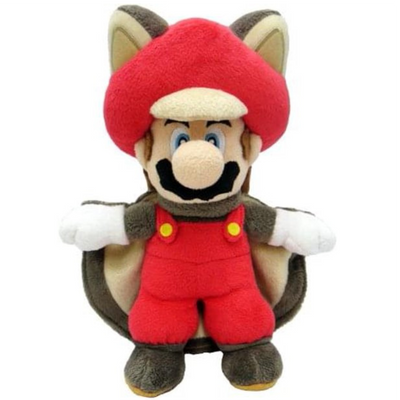 Flying Squirrel Mario 9" Plush