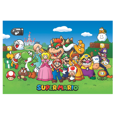 SUPER MARIO LAWN Poster