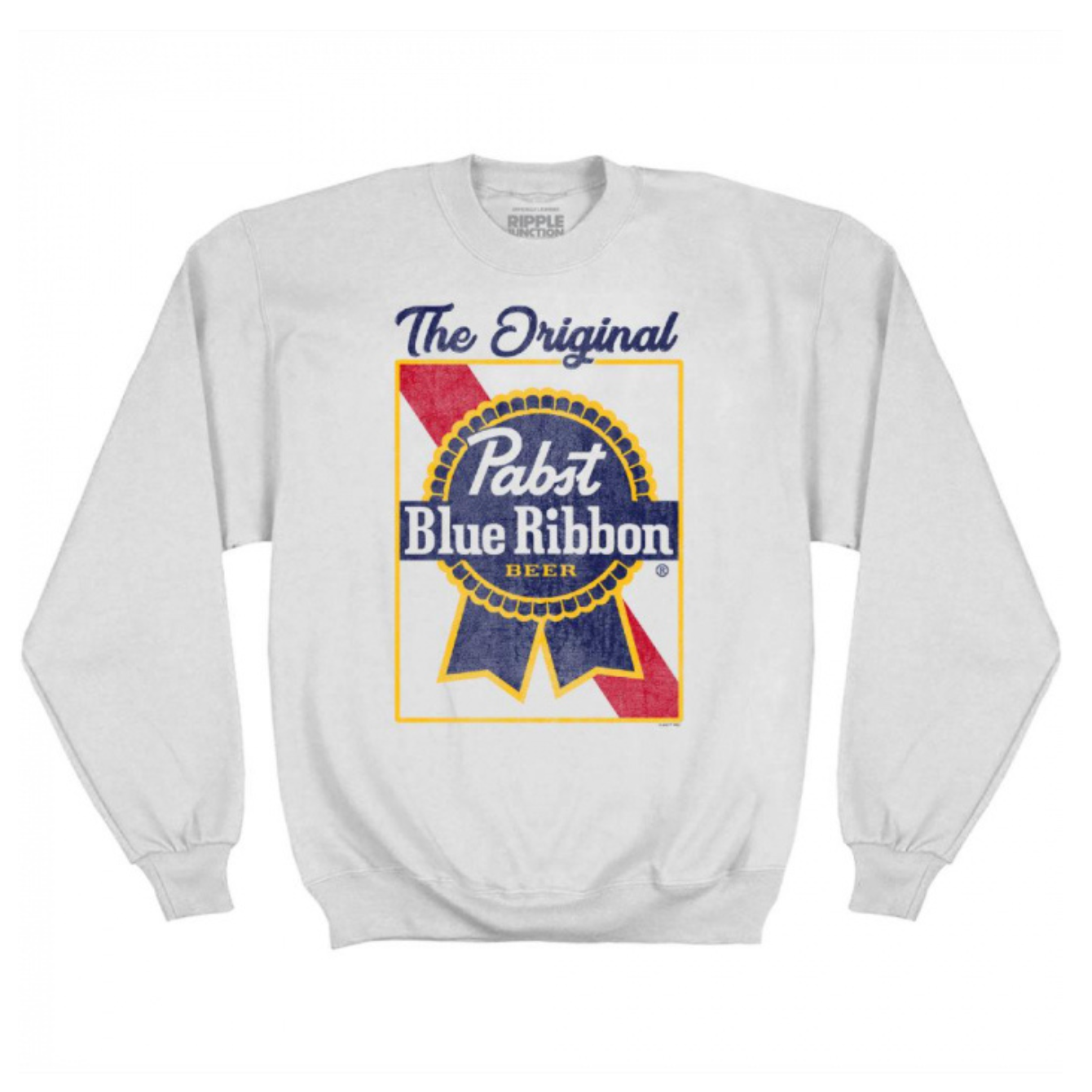 Pabst Blue Ribbon Retro Gold Border Logo Sweatshirt