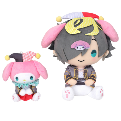 Hypnosis Mic: SANRIO NAKAYOKU EDIT Plush Set / Jyushi Aimono x My Melody