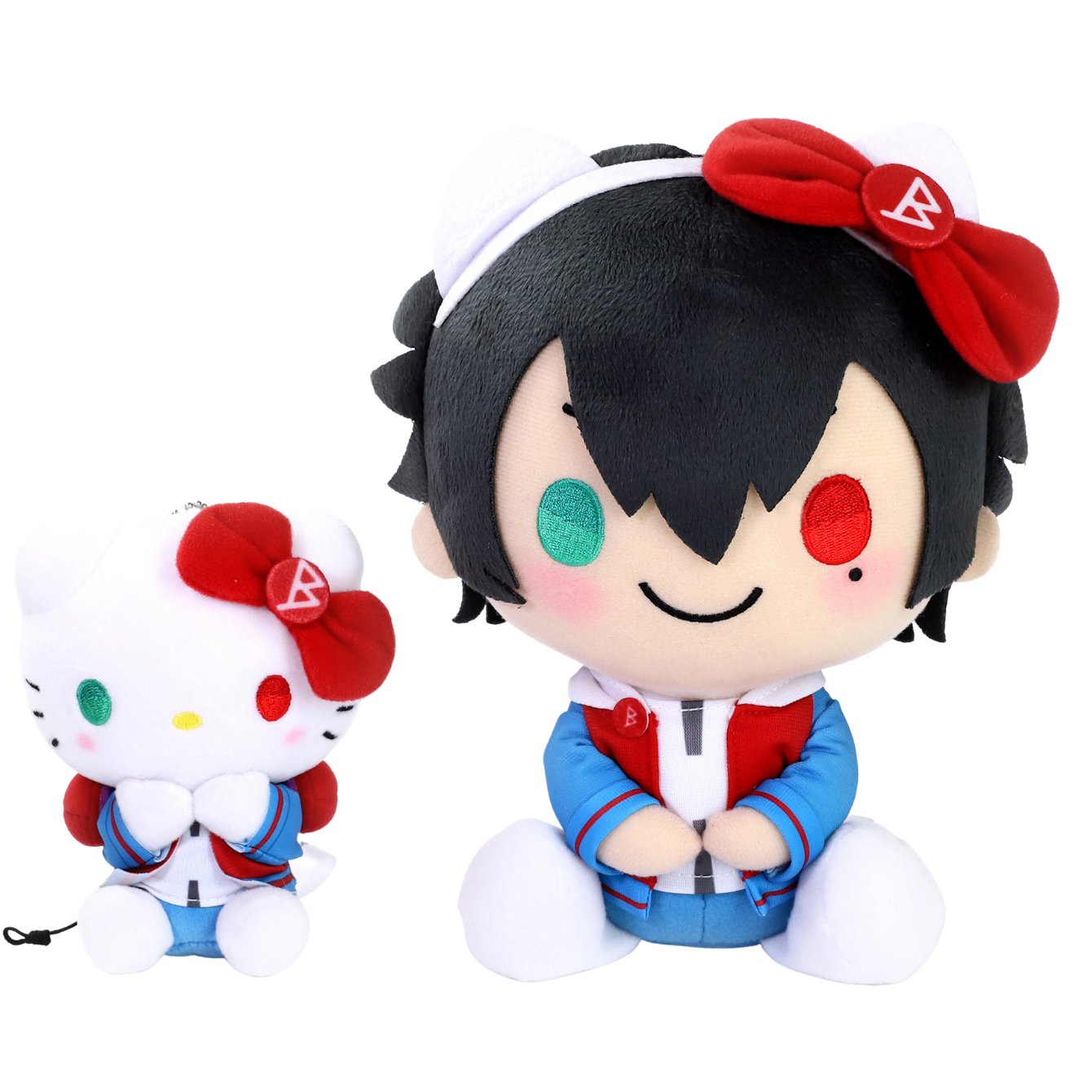 Hypnosis Mic: SANRIO NAKAYOKU EDIT Plush Set / Ichiro Yamada x Hello Kitty