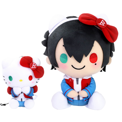 Hypnosis Mic: SANRIO NAKAYOKU EDIT Plush Set / Ichiro Yamada x Hello Kitty