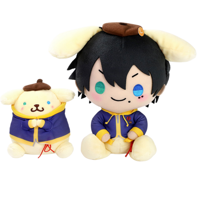 Hypnosis Mic: SANRIO NAKAYOKU EDIT Plush Set / Saburo Yamada x Pompompurin