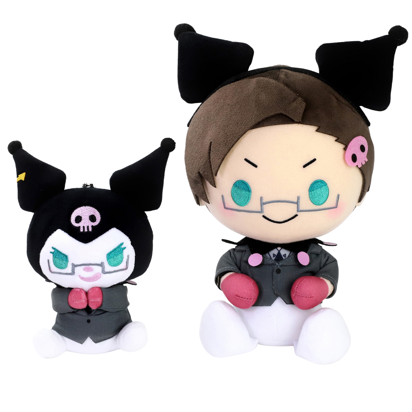 Hypnosis Mic: SANRIO NAKAYOKU EDIT Plush Set / Jyuto Iruma x Kuromi