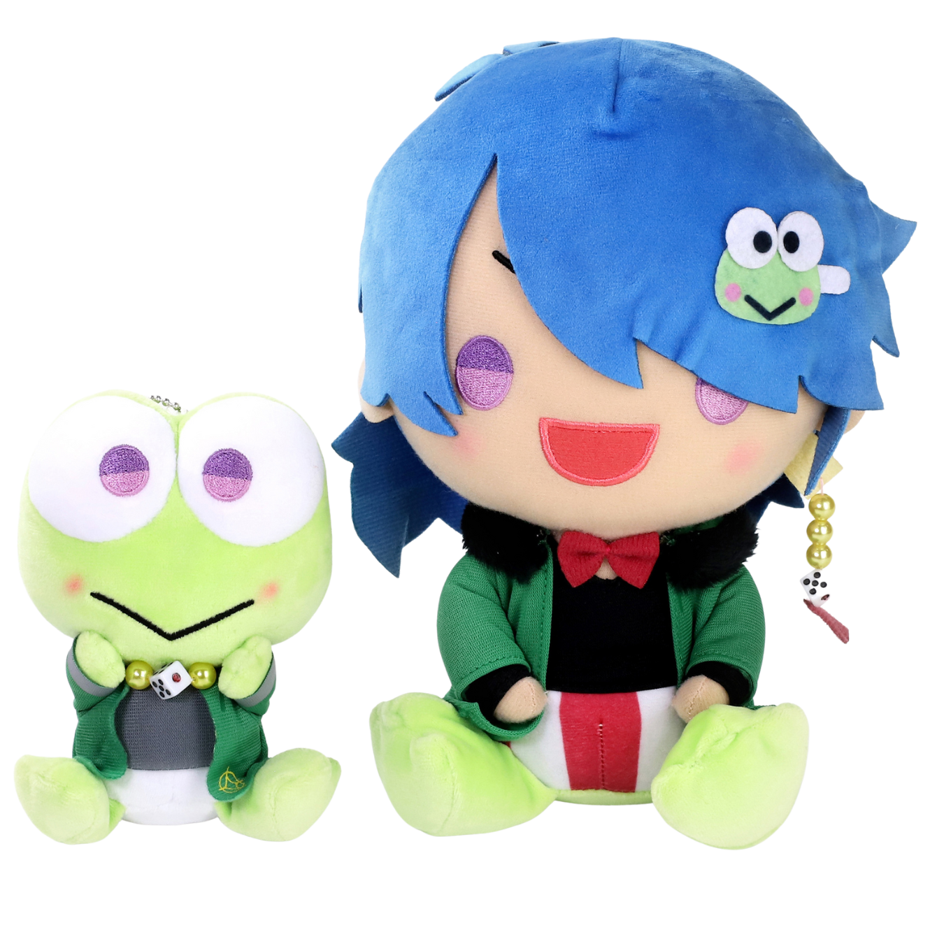 Hypnosis Mic: SANRIO NAKAYOKU EDIT Plush Set / Dice Arisugawa x Kerokerokeroppi