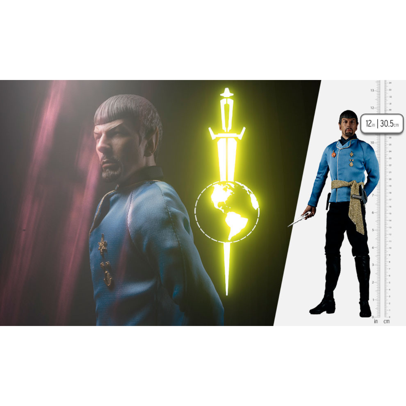 Mirror Universe Spock Sixth Scale Figure EXO-6