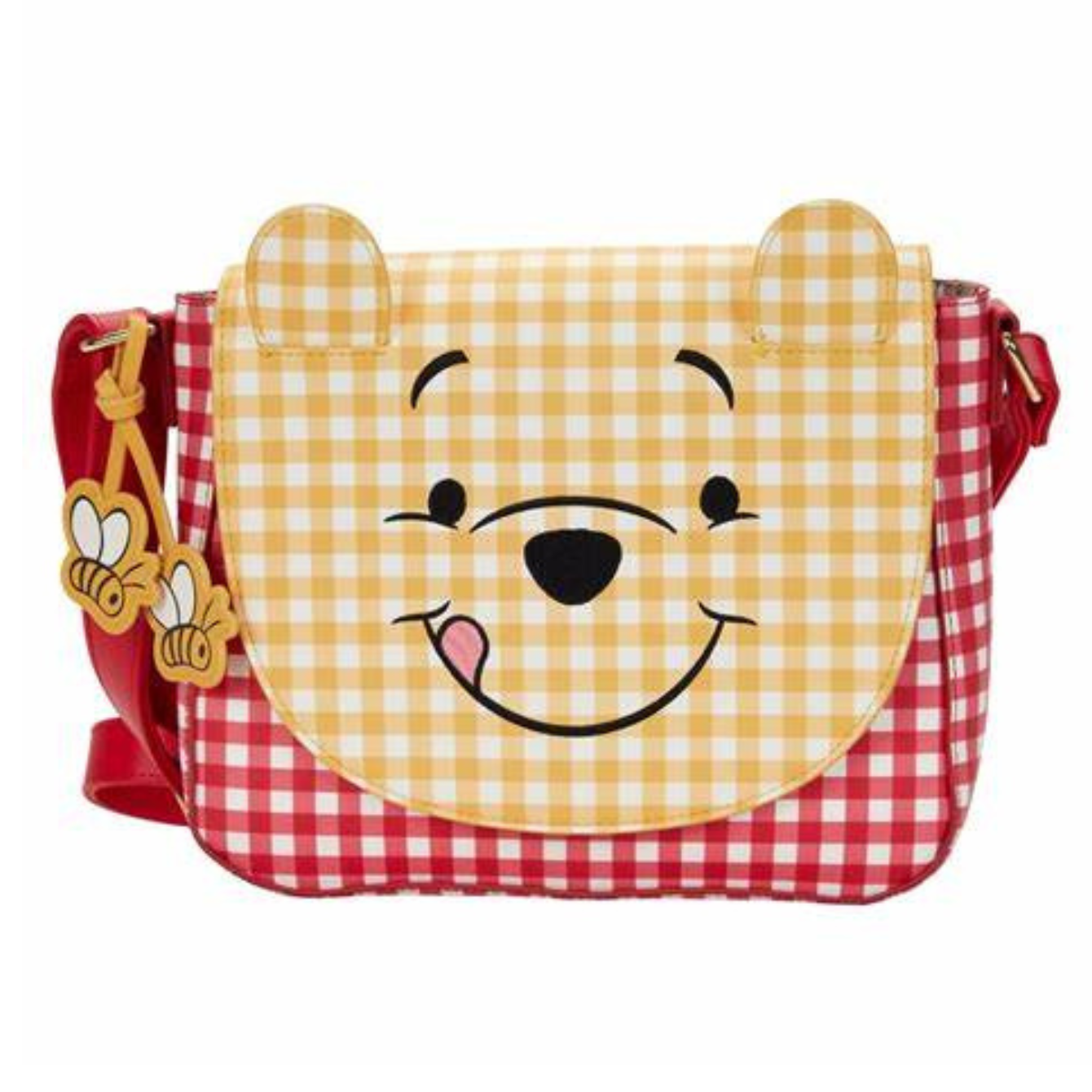 Loungefly Disney Winnie the Pooh Gingham Crossbody Bag