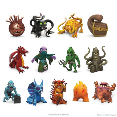 DUNGEONS & DRAGONS® MONSTERS 3" VINYL MINI SERIES 1 BY KIDROBOT ONE EACH