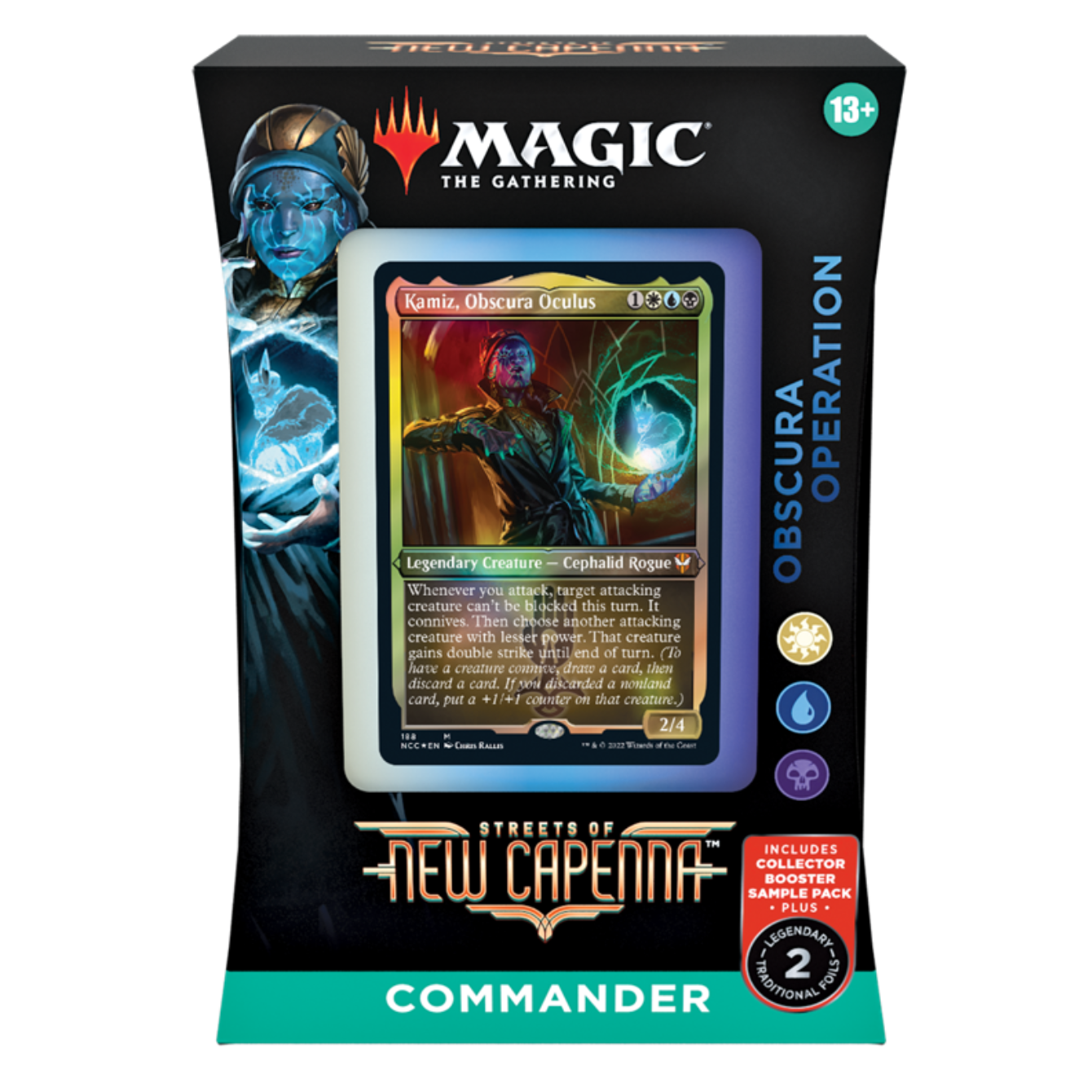 Magic the Gathering Commander Deck Display (Blue) New Chapenna