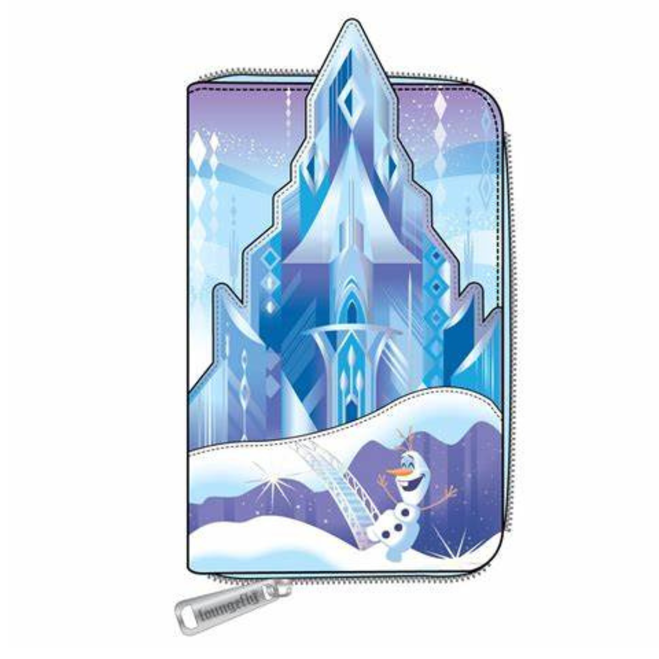 Loungefly Disney Frozen Princess Castle Zip Around Wallet