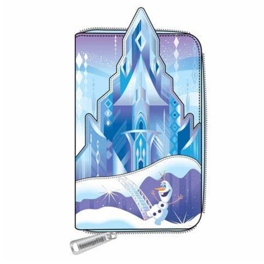 Loungefly Disney Frozen Princess Castle Zip Around Wallet