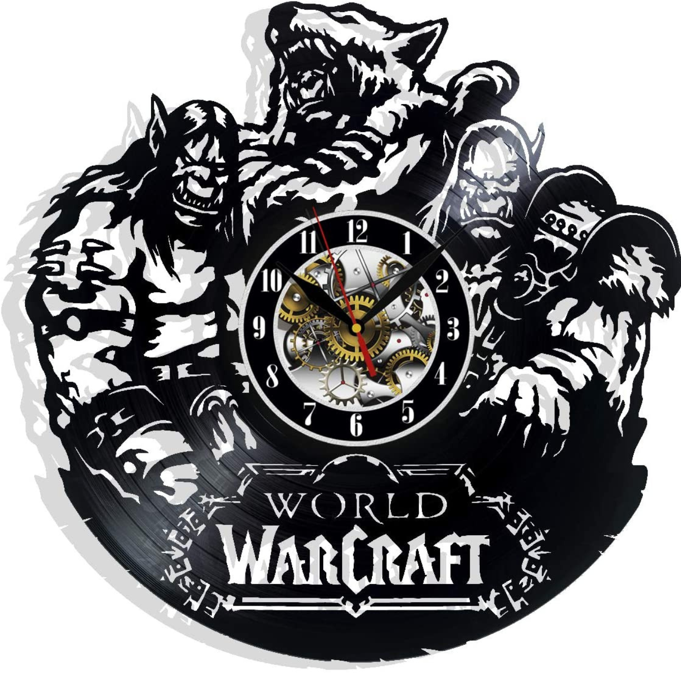 World of Warcraft Record Wall Clock